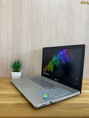 Ноутбук Б-класс Asus N550J / 15.6" (1920x1080) TN / Intel Core i7-4700HQ (4 (8) ядра по 2.4 - 3.4 GHz) / 16 GB DDR3 / 128 GB SSD / nVidia GeForce GT 750M, 2 GB GDDR5, 128-bit / WebCam