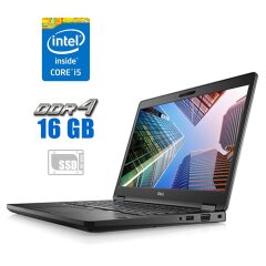 Ноутбук Б-клас Dell Latitude 5490 / 14" (1920x1080) TN / Intel Core i5-8250U (4 (8) ядра по 1.6 - 3.4 GHz) / 16 GB DDR4 / 256 GB SSD / Intel UHD Graphics 620 / WebCam