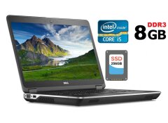 Ноутбук Б-клас Dell Latitude E6440 / 14" (1600x900) TN / Intel Core i5-4310M (2 (4) ядра по 2.7 - 3.4 GHz) / 8 GB DDR3 / 256 GB SSD / Intel HD Graphics 4600 / WebCam / DVD-RW / HDMI / Windows 10 ліцензія