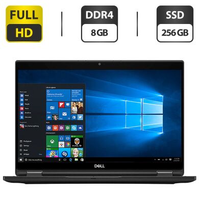 Ноутбук Dell Latitude 5490 / 14" (1920x1080) IPS / Intel Core i5-8250U (4 (8) ядра по 1.6 - 3.4 GHz) / 8 GB DDR4 / 256 GB SSD / Intel UHD Graphics 620 / WebCam