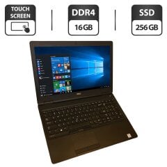 Ноутбук Dell Latitude 5590 / 15.6" (1920x1080) IPS Touch / Intel Core i7-8650U (4 (8) ядра по 1.9 - 4.2 GHz) / 16 GB DDR4 / 256 GB SSD / Intel UHD Graphics 620 / WebCam
