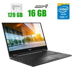 Ноутбук Dell Latitude 7390 / 13.3" (1920x1080) IPS Touch / Intel Core i7-8650U (4 (8) ядер по 1.9 - 4.2 GHz) / 16 GB DDR4 / 120 GB SSD M.2 / Intel UHD Graphics 620 / WebCam 