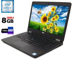 Ноутбук Dell Latitude E5470 / 14" (1366x768) TN / Intel Core i7-6820HQ (4 (8) ядра по 2.7 - 3.6 GHz) / 8 GB DDR4 / 128 GB SSD / Intel HD Graphics 530 / WebCam / HDMI