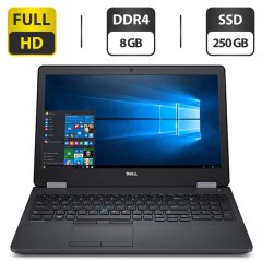 Ноутбук Dell Latitude E5570 / 15.6" (1920x1080) TN / Intel Core i5-6200U (2 (4) ядра по 2.3 - 2.8 GHz) / 8 GB DDR4 / 250 GB SSD / Intel HD Graphics 520 / WebCam / HDMI