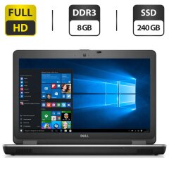 Ноутбук Б-класс Dell Latitude E6540 / 15.6" (1920x1080) TN / Intel Core i7-4600M (2 (4) ядра по 2.9 - 3.6 GHz) / 8 GB DDR3 / 240 GB SSD / Intel HD Graphics 4600 / WebCam / DVD-ROM