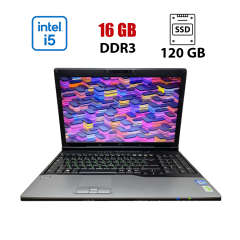 Ноутбук Б-класс Fujitsu LifeBook E782 / 15.6" (1366x768) TN / Intel Core i5-3320M (2 (4) ядра по 2.6 - 3.3 GHz) / 8 GB DDR3 / 120 GB SSD / Intel HD Graphics 4000 / WebCam