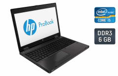 Ноутбук HP ProBook 6570b / 15.6" (1366x768) TN / Intel Core i5-3230M (2 (4) ядра по 2.6 - 3.2 GHz) / 6 GB DDR3 / 120 GB SSD /  Intel HD Graphics 4000 / WebCam / Fingerprint / Windows 10