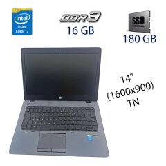 Игровой ноутбук HP ZBook 14 G2 / 14" (1600x900) TN / Intel Core i7-6500U (2 (4) ядра по 2.5 - 3.1 GHz) / 16 GB DDR3 / 180 GB SSD / AMD FirePro 4150 2 GB / WebCam / DVD-ROM