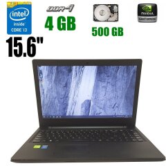 Ноутбук Lenovo IdeaPad 100-15IBD / 15.6" (1366х768) TN / Intel Core i3-5005U (2 (4) ядра по 2.0 GHz) / 4 GB DDR3 / 500 GB HDD / nVidia GeForce 920M, 2 GB DDR3, 64-bit / WebCam