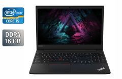 Ноутбук Lenovo ThinkPad E590 / 15.6" (1920x1080) IPS / Intel Core i5-8265U (4 (8) ядра по 1.6 - 3.9 GHz) / 16 GB DDR4 / 256 GB SSD / Intel UHD Graphics / WebCam / TouchID