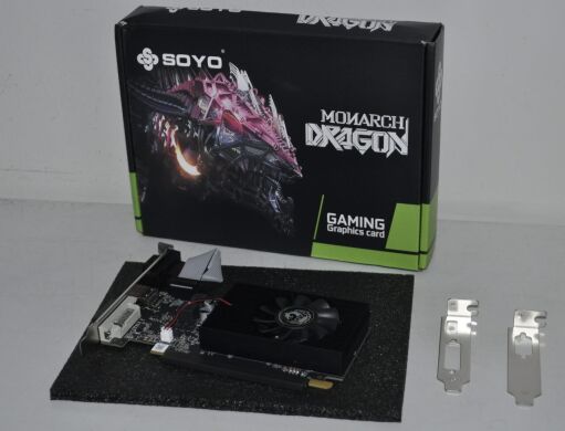 Новая дискретная видеокарта SOYO GeForce GT 740, 4 GB GDDR3, 128-bit / VGA, DVI, HDMI