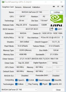 Новая дискретная видеокарта SOYO GeForce GT 740, 4 GB GDDR3, 128-bit / VGA, DVI, HDMI