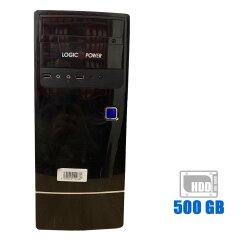 ПК MiX LogicPower Tower / Intel Pentium G3220 (2 ядра по 3.0 GHz) / 4 GB DDR3 / 500 GB HDD / Intel HD Graphics + WiFi USB