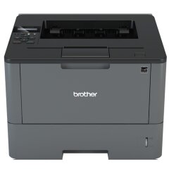 Принтер Brother HL-L5100DN / Лазерний монохромний друк / 1200x1200 dpi / A4 / 40 стор/хв / USB 2.0, Ethernet / Дуплекс / Кабелі в комплекті