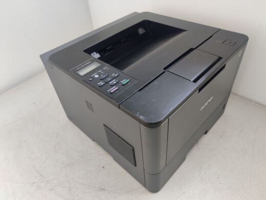 Принтер Brother HL-L5100DN / Лазерная монохромная печать / 1200x1200 dpi / A4 / 40 стр/мин / USB 2.0, Ethernet / Дуплекс / Кабели в комплекте