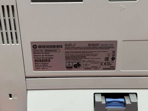 Принтер HP LaserJet Pro M404dw / Лазерная монохромная печать / 1200x1200 dpi / A4 / 38 стр/мин / USB 2.0, Ethernet, WiFi / Дуплекс + USB кабель для подключения к компьютеру