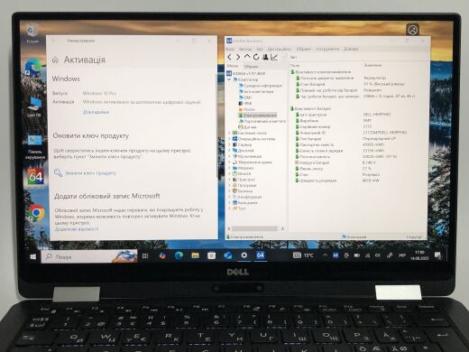 Ультрабук-трансформер Dell XPS 13 9365 / 13.3" (3200x1800) IPS Touch / Intel Core i7-7Y75 (2 (4) ядра по 1.3 - 3.6 GHz) / 8 GB DDR3 / 512 GB SSD NVMe / Intel HD Graphics 615 / WebCam / Win 10 Pro