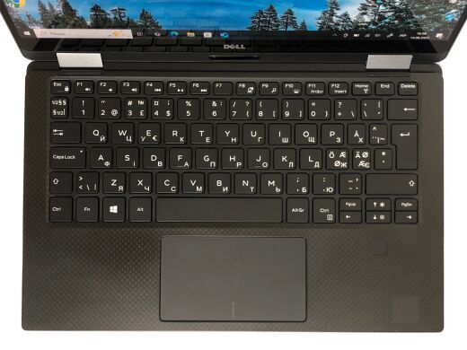 Ультрабук-трансформер Dell XPS 13 9365 / 13.3" (3200x1800) IPS Touch / Intel Core i7-7Y75 (2 (4) ядра по 1.3 - 3.6 GHz) / 8 GB DDR3 / 512 GB SSD NVMe / Intel HD Graphics 615 / WebCam / Win 10 Pro