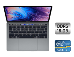 Ультрабук Apple MacBook Pro 13 (2017) / 13.3" (2560x1600) IPS / Intel Core i5-7360U (2 (4) ядра по 2.3 - 3.6 GHz) / 16 GB DDR3 / 512 GB SSD / Intel Iris Plus Graphics 640 / WebCam / Touch ID / Space Gray