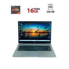 Ультрабук Б-класс HP EliteBook 735 G5 / 13.3" (1920x1080) IPS / AMD Ryzen 7 PRO 3700U (4 (8) ядра по 2.3 - 4.0 GHz) / 16 GB DDR4 / 256 GB SSD / AMD Radeon RX Vega 10 Graphics