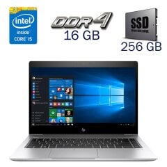 Ультрабук Б-клас HP EliteBook 840 G6 / 14" (1920х1080) IPS / Intel Core i5-8265U (4 (8) ядра по 1.6 - 3.9 GHz) / 16 GB DDR4 / 256 GB SSD / Intel UHD Graphics for 8th Generation / WebCam + Бездротова мишка