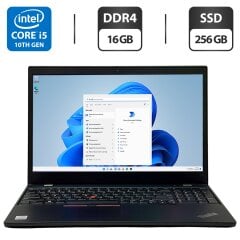 Ультрабук Б-класс Lenovo ThinkPad L15 Gen 1 / 15.6" (1366x768) TN / Intel Core i5-10310U (4 (8) ядра по 1.7 - 4.4 GHz) / 16 GB DDR4 / 256 GB SSD SSD / Intel UHD Graphics / Windows 11 Pro