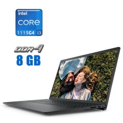 Ультрабук Dell Inspiron 15 3511 / 15.6" (1920x1080) WVA / Intel Core i3-1115G4 (2 (4) ядра по 4.1 GHz) / 8 GB DDR4 / 256 GB SSD M.2 / Intel UHD Graphics / WebCam