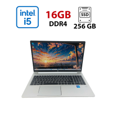 Ультрабук HP ProBook 650 G8 / 15.6" (1920x1080) IPS / Intel Core i5-1145G7 (4 (8) ядра по 2.6 - 4.4 GHz) / 16 GB DDR4 / 256 GB SSD / Intel Iris Xe Graphics / WebCam