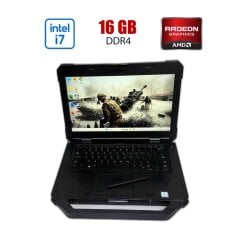 Защищенный ноутбук Dell Latitude Rugged 5420 / 14" (1920x1080) IPS / Intel Core i7-8650U (4 (8) ядер по 1.90 - 4.2 GHz) / 16 GB DDR4 / 256 GB SSD / AMD Radeon RX 540, 4 GB GDDR5, 128-bit / WebCam