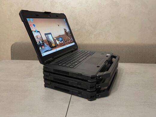 Захищений ноутбук Dell Latitude 5420 Rugged / 14" (1920x1080) IPS Touch / Intel Core i5-8350U (4 (8) ядра по 1.7 - 3.6 GHz) / 16 GB DDR4 / 256 GB SSD M.2 / Intel UHD Graphics 620 / WebCam / 4G LTE / Стилус / Fingerprint / Два АКБ