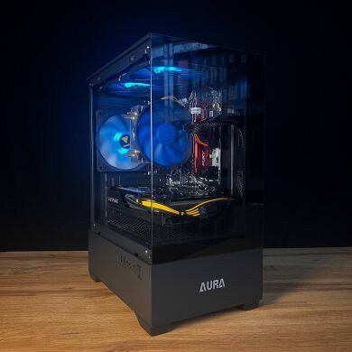 Ігровий ПК Gamdias aura GC9M Tower / AMD Ryzen 5 2600 (6 (12) ядер по 3.4 - 3.9 GHz) / 16 GB DDR4 / 256 GB SSD + 1000 GB HDD / AMD Radeon RX 5700, 8 GB GDDR6, 256-bit / 600W