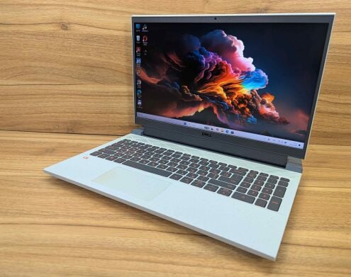 Игровой ноутбук Dell G15 5515 / 15.6" (1920x1080) IPS / AMD Ryzen 5 5600H (6 (12) ядер по 3.3 - 4.2 GHz) / 16 GB DDR4 / 512 GB SSD / nVidia GeForce RTX 3050, 4 GB GDDR6, 128-bit / WebCam / Windows 11 Игровой ноутбук Dell G15 5515 / 15.6" (1920x1080) IPS / AMD Ryzen 5 5600H (6 (12) ядер по 3.3 - 4.2 GHz) / 16 GB DDR4 / 512 GB SSD / nVidia GeForce RTX 3050, 4 GB GDDR6, 128-bit / WebCam / Windows 11