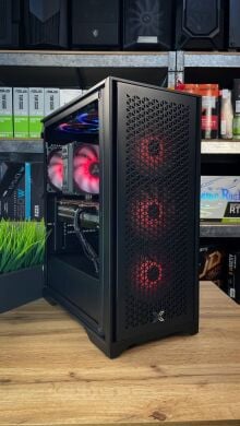 Ігровий ПК XIGMATEK LUX S Black Tower NEW / Intel Core i5-13400F NEW (10 (16) ядер по 1.8 - 4.6 GHz) / 32 GB DDR4 NEW / 1000 GB SSD NEW / AMD Radeon RX 6800 XT, 16 GB GDDR6, 256-bit / 850W NEW
