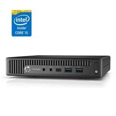 Неттоп HP ProDesk 600 G2 Mini USFF / Intel Core i5-6400T (4 ядра по 2.2 - 2.8 GHz) / 8 GB DDR4 / 120 GB SSD / Intel HD Graphics 510 / DisplayPort