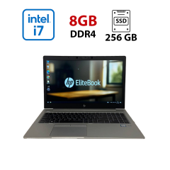 Ультрабук Б-класс HP EliteBook 850 G5 / 15.6" (1920x1080) IPS / Intel Core i7-8550U (4 (8) ядра по 1.8 - 4.0 GHz) / 8 GB DDR4 / 256 GB SSD / Intel UHD Graphics 620 / WebCam