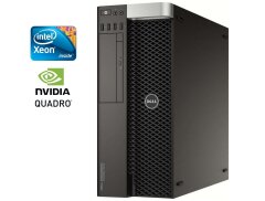 Рабочая станция Dell Precision 5810 Workstation Tower / Intel Xeon E5-1620 v3 (4 (8) ядра по 3.5 - 3.6 GHz) / 12 GB DDR4 / 256 GB SSD / nVidia Quadro K4200, 4 GB GDDR5, 256-bit / DVD-ROM