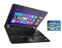 Ноутбук Б-класс Lenovo ThinkPad E550 / 15.6" (1366x768) TN / Intel Core i5-5200U (2 (4) ядра по 2.2 - 2.7 GHz) / 8 GB DDR3 / 500 GB HDD / Intel HD Graphics 5500 / WebCam / DVD-ROM / Win 10 Pro