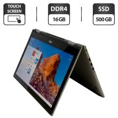 Ноутбук-трансформер Dell Inspiron 15-5568 / 15.6" (1920x1080) IPS Touch / Intel Core i7-6500U (2 (4) ядра по 2.5 - 3.1 GHz) / 16 GB DDR4 / 500 GB SSD / Intel UHD Graphics 520 / WebCam