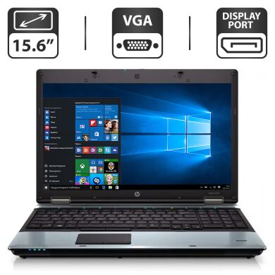 Ноутбук Б-класс HP ProBook 6550b / 15.6" (1366x768) TN / Intel Core i5-450M (2 (4) ядра по 2.4 - 2.66 GHz) / 4 GB DDR3 / 500 GB HDD / Intel HD Graphics / WebCam / VGA