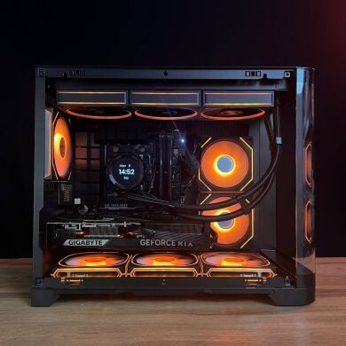 Сборка под заказ: новый игровой ПК GameMax Hype-M Black Tower / AMD Ryzen 7 7700 (8 (16) ядер по 3.8 - 5.3 GHz) / 32 GB DDR5 / 2000 GB SSD M.2 / nVidia GeForce RTX 5070, 12 GB GDDR7, 192-bit / 750W