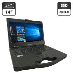 Полузащищенный ноутбук Getac S410 / 14" (1366x768) TN / Intel Core i5-6200U (2 (4) ядра по 2.3 - 2.8 GHz) / 8 GB DDR3 / 240 GB SSD / Intel UHD Graphics 620