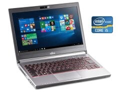 Ноутбук Б-класс Fujitsu Lifebook E736 / 13.3" (1366x768) TN / Intel Core i5-6300U (2 (4) ядра по 2.4 - 3.0 GHz) / 8 GB DDR4 / 500 GB HDD / Intel HD Graphics 520 / WebCam / Win 10 Pro