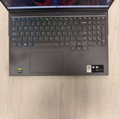 Ігровий ноутбук Б-клас Lenovo Legion 5 Pro 16ARH7H / 16" (2560x1600) IPS / AMD Ryzen 7 6800H (8 (16) ядер по 3.2 - 4.7 GHz) / 16 GB DDR5 / 1000 GB SSD NVMe / nVidia GeForce RTX 3070 Ti, 8 GB GDDR6, 256-bit / WebCam