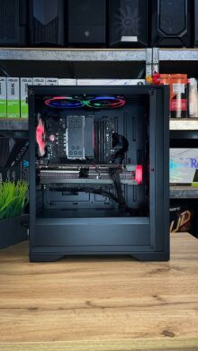 Ігровий ПК XIGMATEK LUX S Black Tower NEW / Intel Core i5-13400F NEW (10 (16) ядер по 1.8 - 4.6 GHz) / 32 GB DDR4 NEW / 1000 GB SSD NEW / AMD Radeon RX 6800 XT, 16 GB GDDR6, 256-bit / 850W NEW