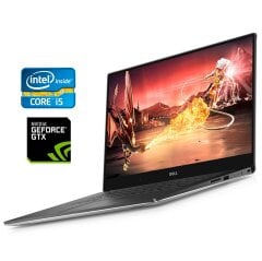 Игровой ноутбук Б-класс Dell XPS 15 9550 / 15.6" (1920x1080) IPS / Intel Core i5-6300HQ (4 ядра по 2.3 - 3.2 GHz) / 8 GB DDR4 / 256 GB SSD NVMe / nVidia GeForce GTX 960M, 2 GB GDDR5, 128-bit / WebCam