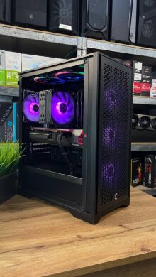 Ігровий ПК XIGMATEK LUX S Black Tower NEW / Intel Core i5-13400F NEW (10 (16) ядер по 1.8 - 4.6 GHz) / 32 GB DDR4 NEW / 1000 GB SSD NEW / AMD Radeon RX 6800 XT, 16 GB GDDR6, 256-bit / 850W NEW