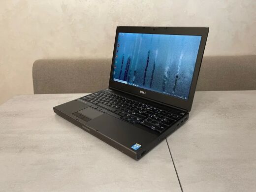 Мобильная рабочая станция Dell Precision M4800 / 15.6" (3200x1800) IPS / Intel Core i7-4800MQ (4 (8) ядра по 2.7 - 3.7 GHz) / 16 GB DDR3 / 256 GB SSD / nVidia Quadro K1100M, 2 GB GDDR5, 128-bit / WebCam / DVD-RW Мобильная рабочая станция Dell Precision M4800 / 15.6" (3200x1800) IPS / Intel Core i7-4800MQ (4 (8) ядра по 2.7 - 3.7 GHz) / 16 GB DDR3 / 256 GB SSD / nVidia Quadro K1100M, 2 GB GDDR5, 128-bit / WebCam / DVD-RW