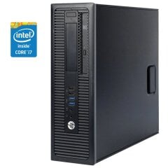 ПК HP EliteDesk 800 G1 SFF / Intel Core i7-4770 (4 (8) ядра по 3.4 - 3.9 GHz) / 16 GB DDR3 / 500 GB HDD / Intel HD Graphics 4600 / DVD-RW