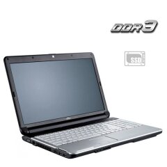 Ноутбук Fujitsu LifeBook A530 / 15.6" (1366x768) TN / Intel Core i3-350M (2 (4) ядра по 2.26 GHz) / 4 GB DDR3 / 120 GB SSD / Intel HD Graphics / WebCam / АКБ не держит