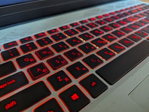 Игровой ноутбук Dell G15 5515 / 15.6" (1920x1080) IPS / AMD Ryzen 5 5600H (6 (12) ядер по 3.3 - 4.2 GHz) / 16 GB DDR4 / 512 GB SSD / nVidia GeForce RTX 3050, 4 GB GDDR6, 128-bit / WebCam / Windows 11 Игровой ноутбук Dell G15 5515 / 15.6" (1920x1080) IPS / AMD Ryzen 5 5600H (6 (12) ядер по 3.3 - 4.2 GHz) / 16 GB DDR4 / 512 GB SSD / nVidia GeForce RTX 3050, 4 GB GDDR6, 128-bit / WebCam / Windows 11